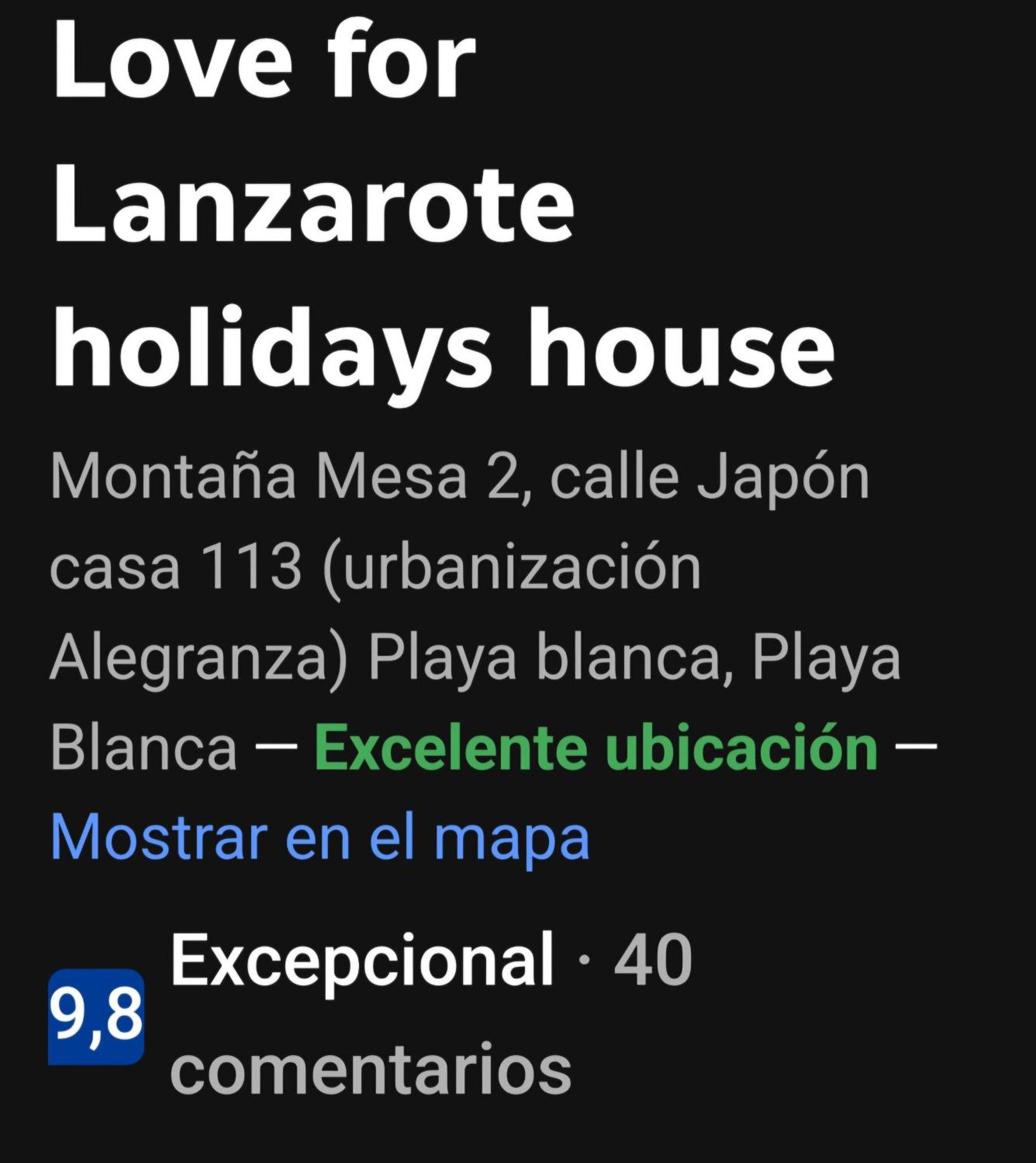 Love For Lanzarote Holidays House Playa Blanca  Eksteriør billede